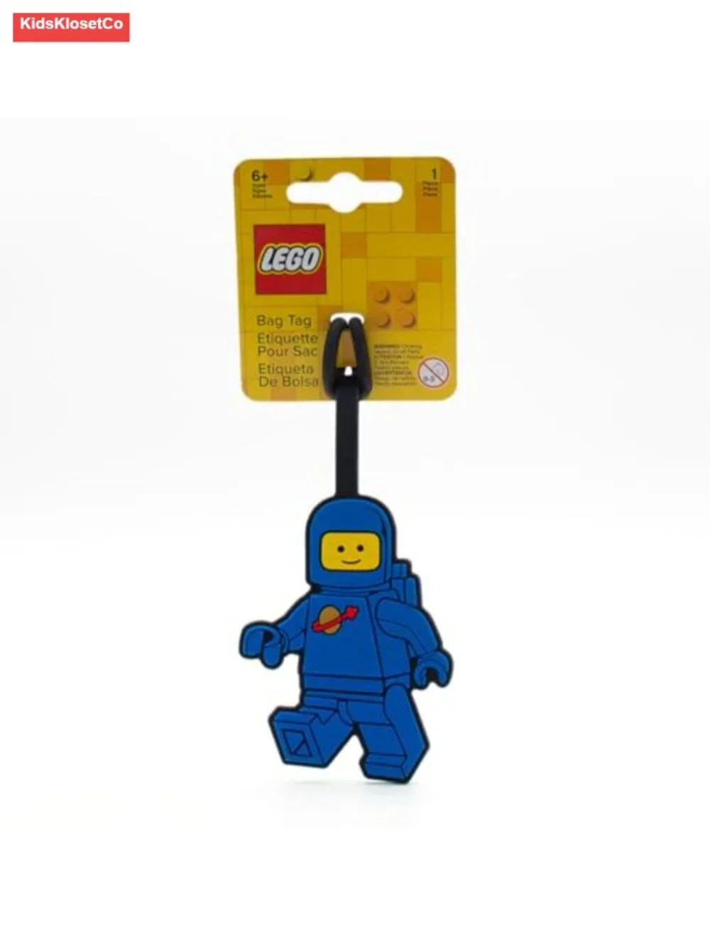 LEGO Spaceman Silicone Bag Tag Travel Luggage Accessory Officially Licensed